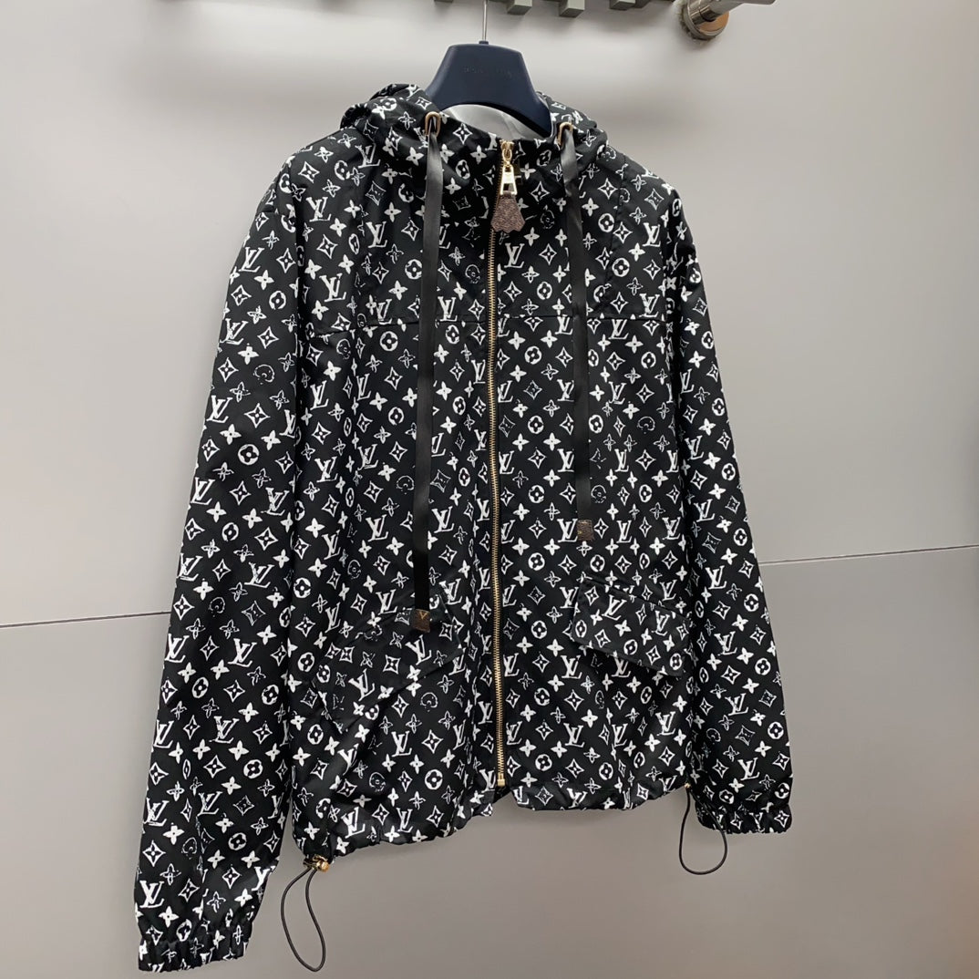 Bedruckte Sonnenschutz-Kapuzenjacke