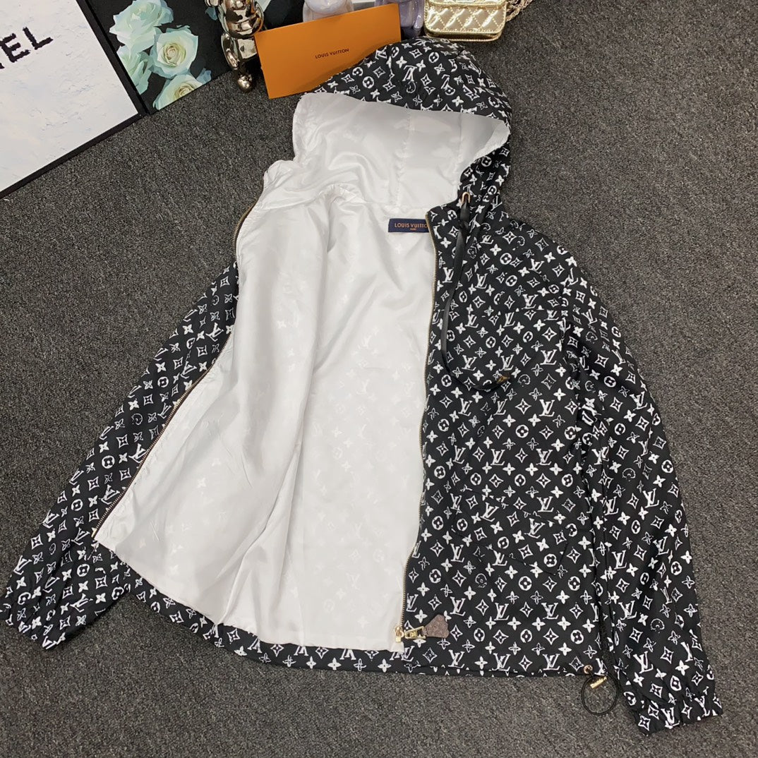 Bedruckte Sonnenschutz-Kapuzenjacke