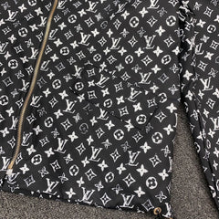 Printed sun protection hooded jacket