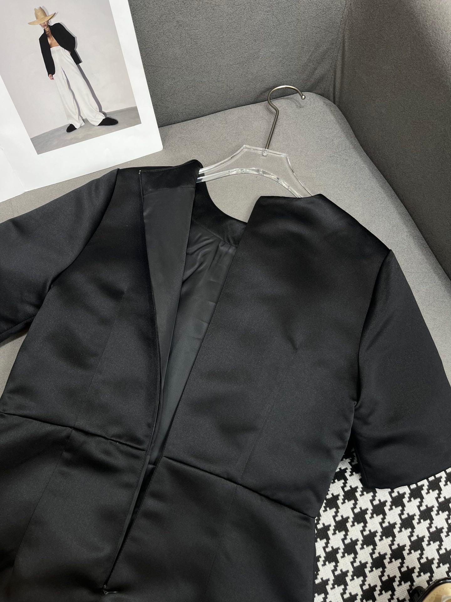 Kleid mit halben Ärmeln