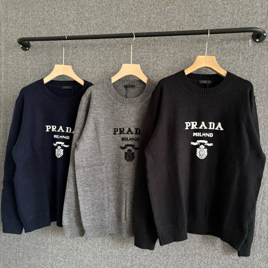 Pull à manches longues en tricot confortable