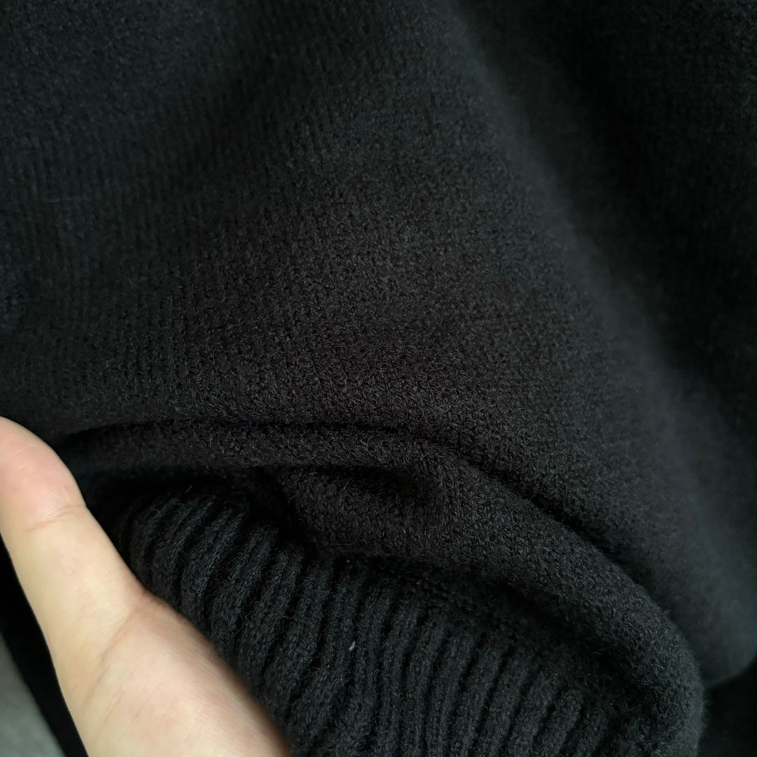 Pull à manches longues en tricot confortable