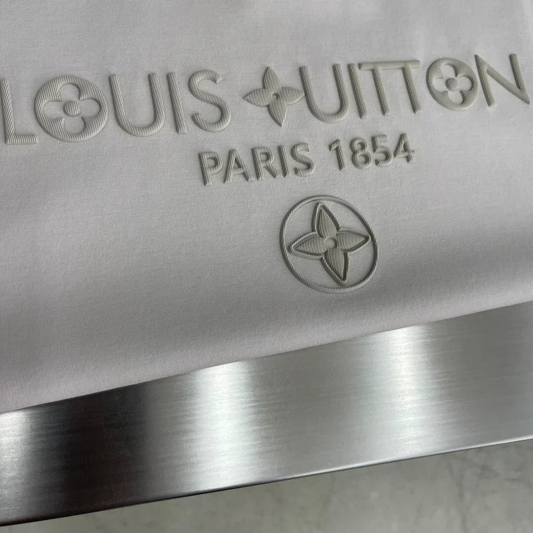 T-shirt col rond brodé 