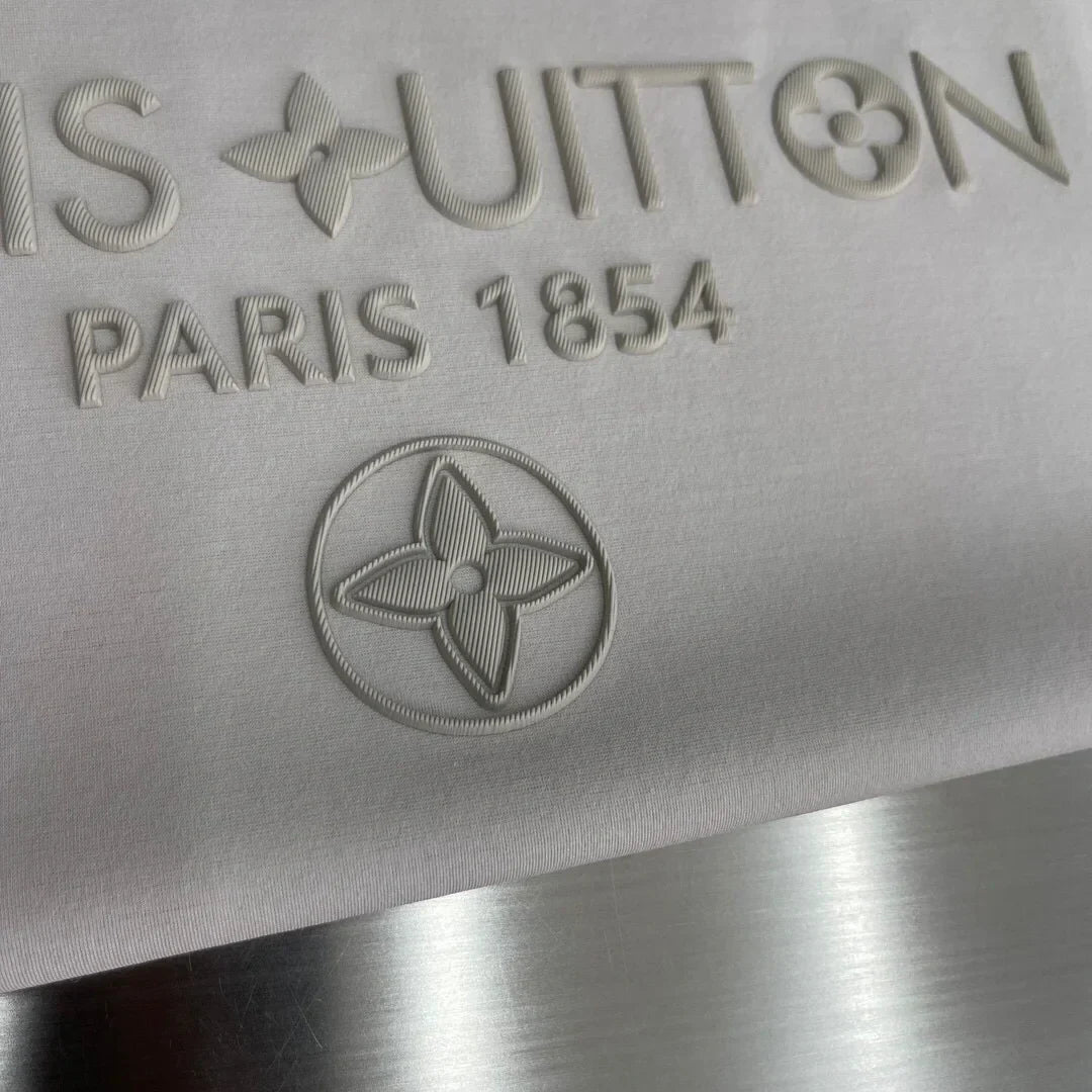 T-shirt col rond brodé 