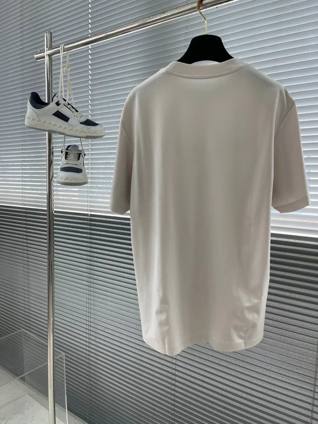 T-shirt col rond brodé 