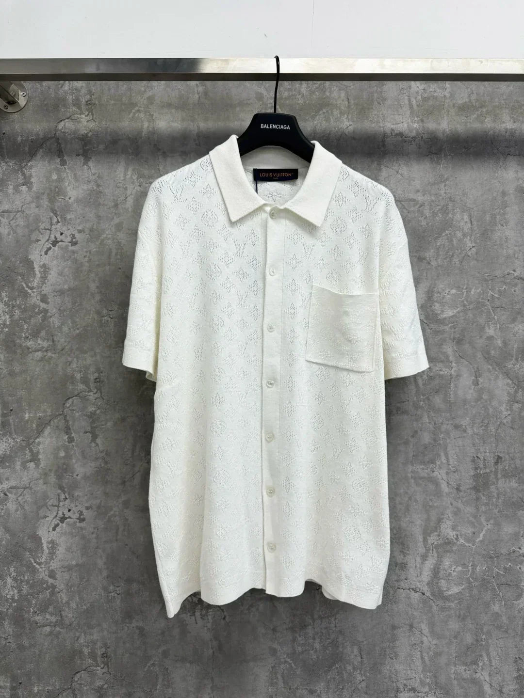 Gestricktes Hohl-T-Shirt 