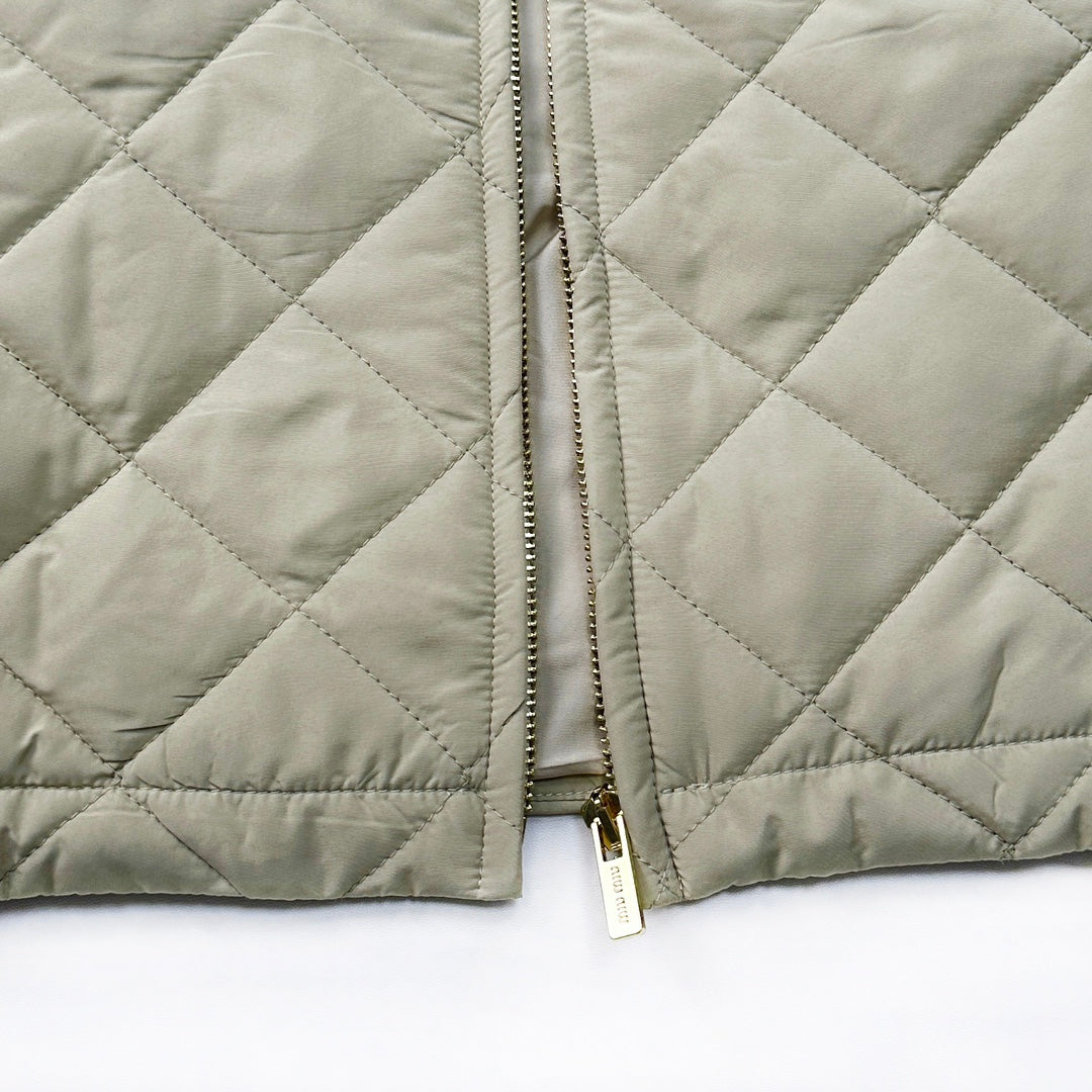 Baumwolljacke mit Rautenmuster