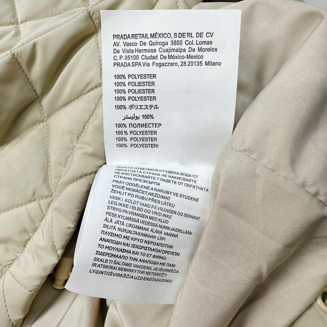 Baumwolljacke mit Rautenmuster