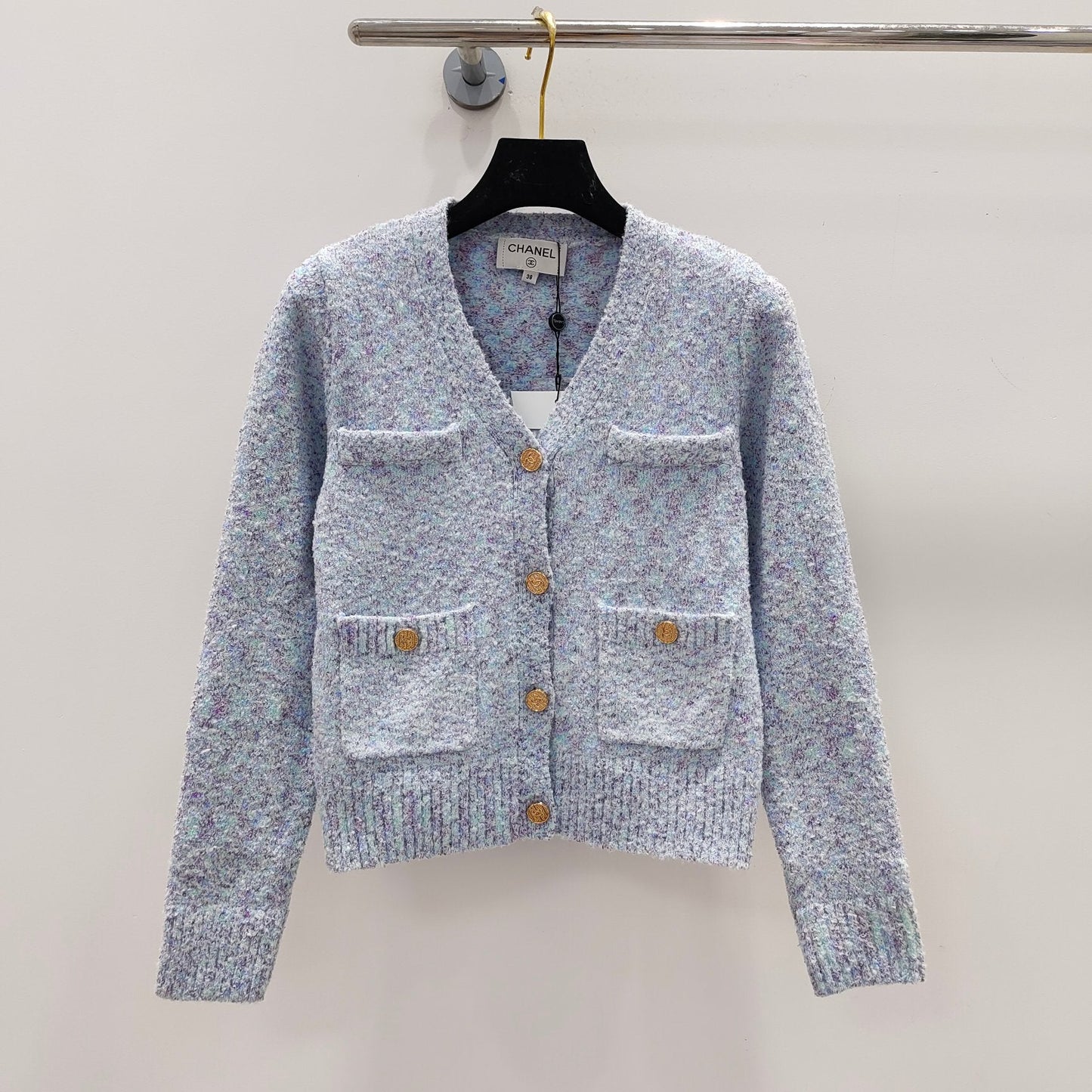 Neuer Space Dye-Strickcardigan