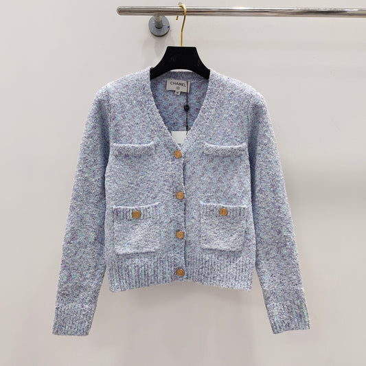 Neuer Space Dye-Strickcardigan