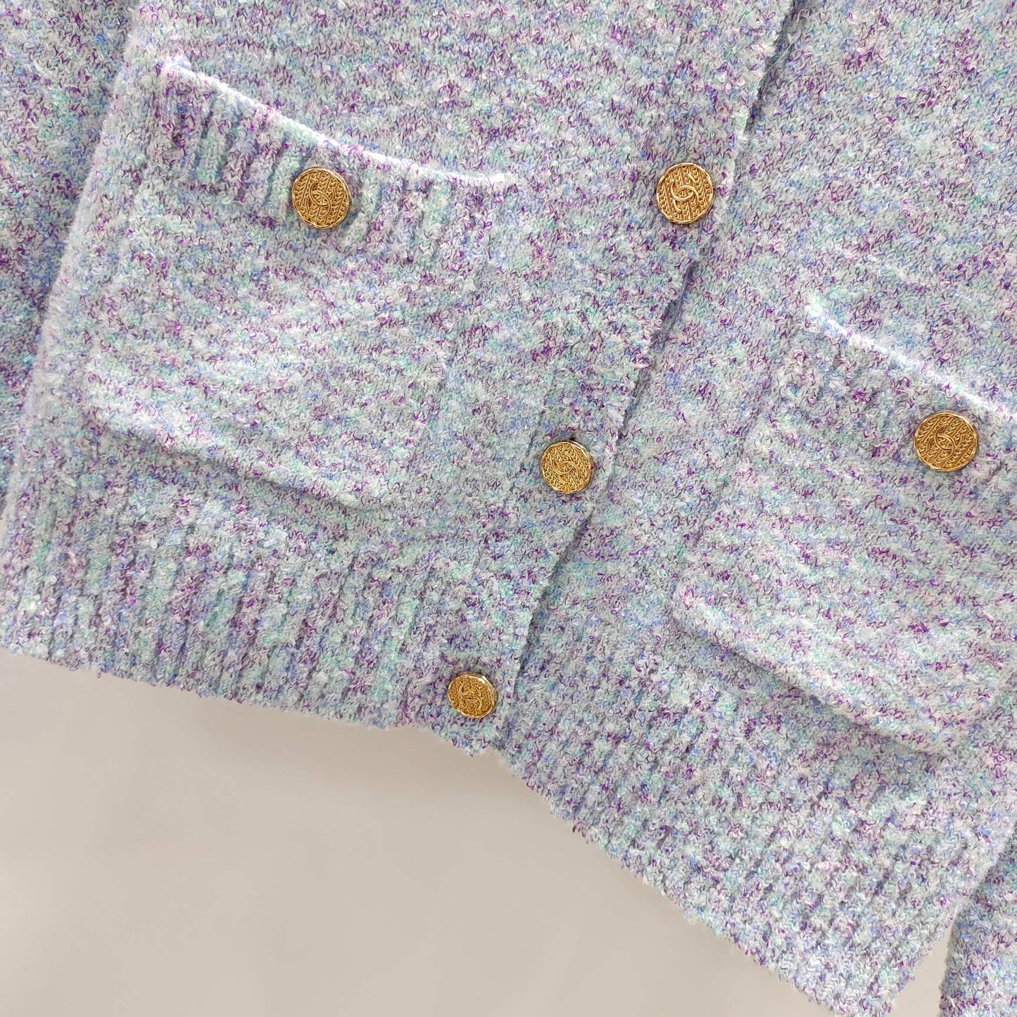 Neuer Space Dye-Strickcardigan