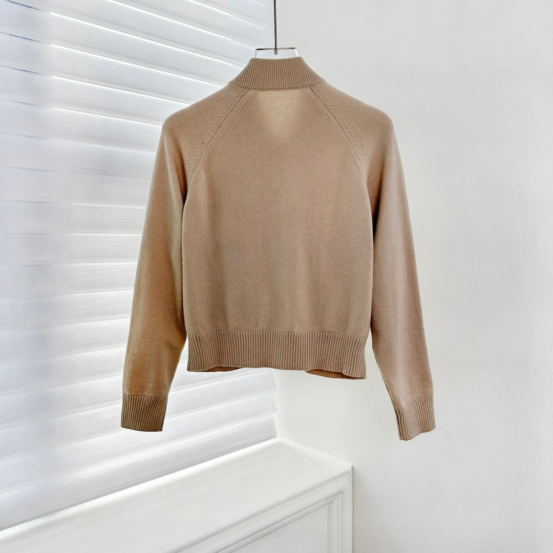 Langärmlige Reißverschlussjacke