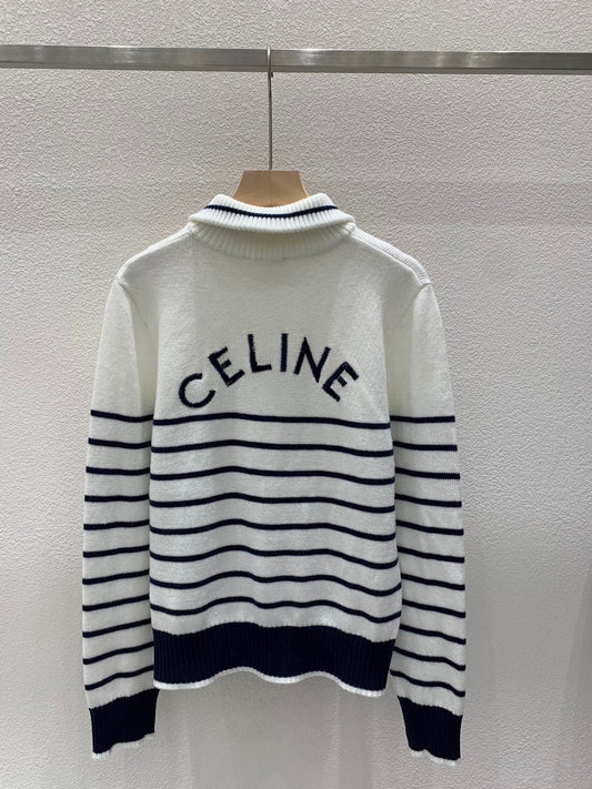 New knitted half zip pullover