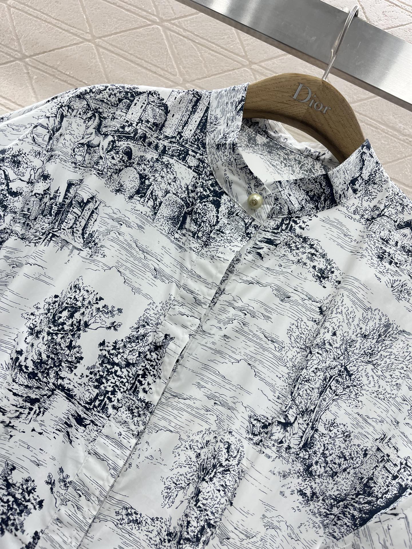 Bedrucktes Hemdblusenkleid