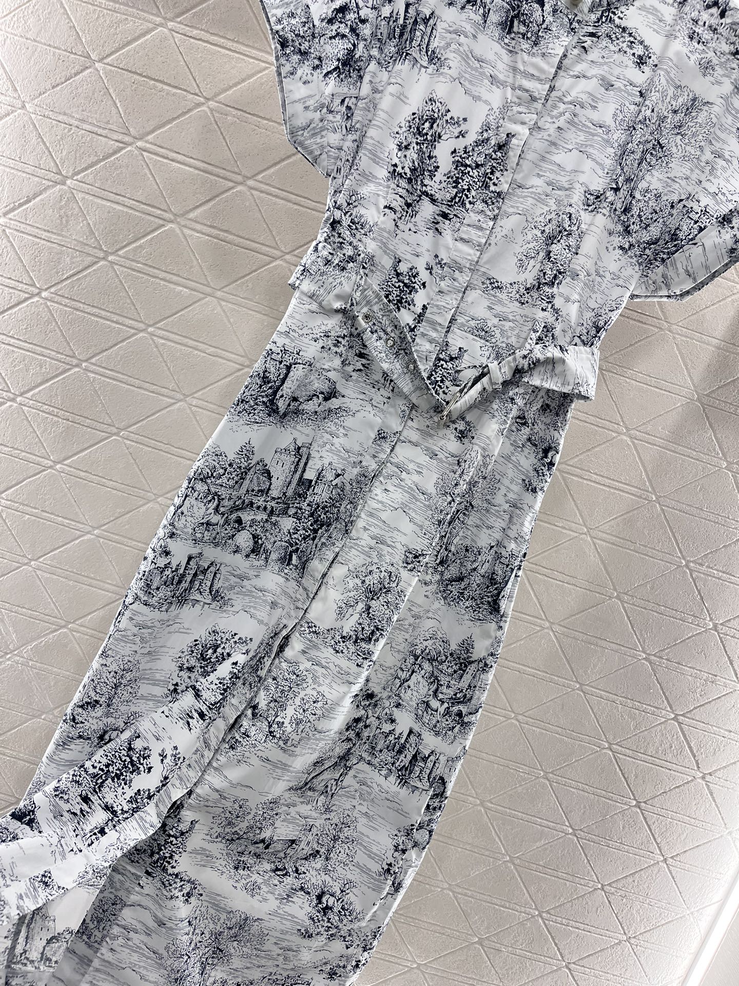 Bedrucktes Hemdblusenkleid