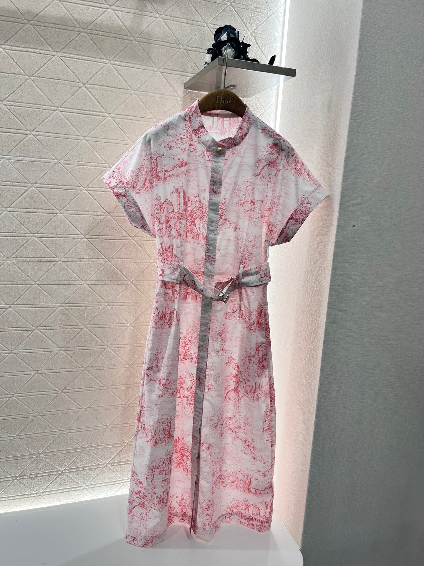 Bedrucktes Hemdblusenkleid