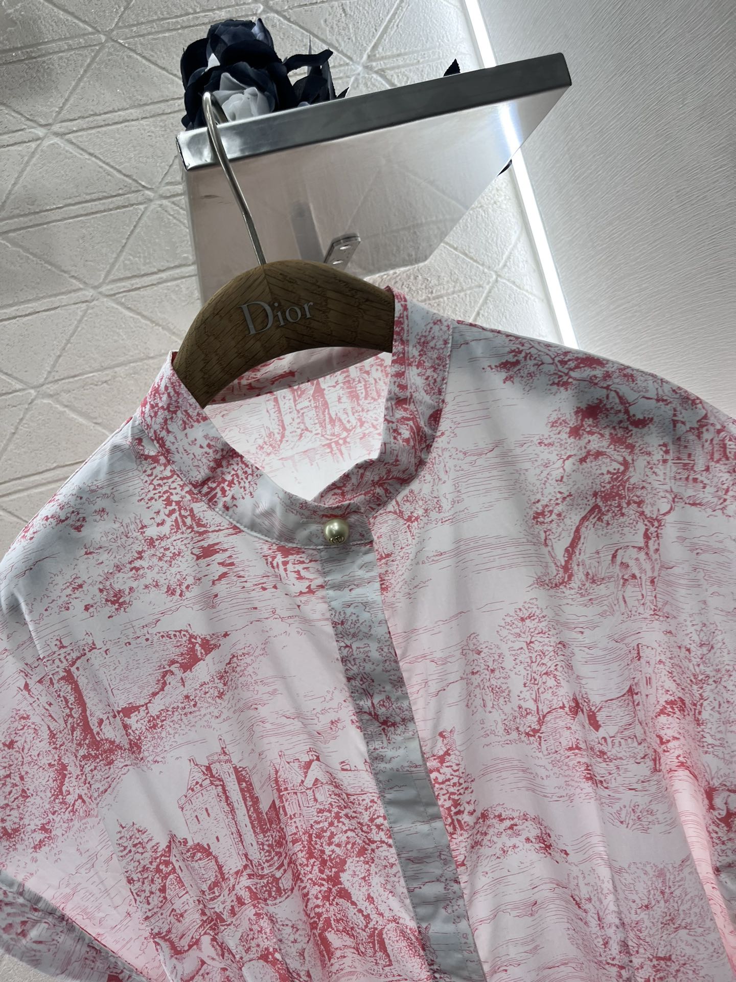 Bedrucktes Hemdblusenkleid