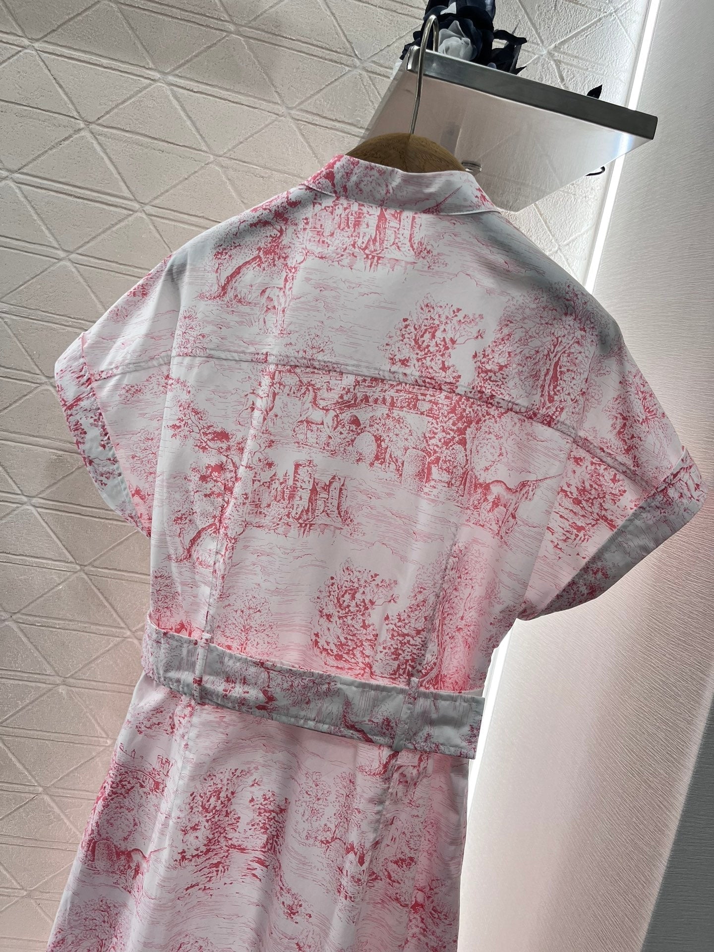 Bedrucktes Hemdblusenkleid