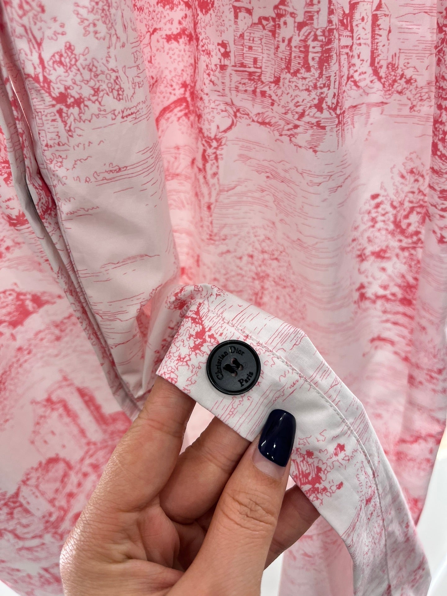 Bedrucktes Hemdblusenkleid