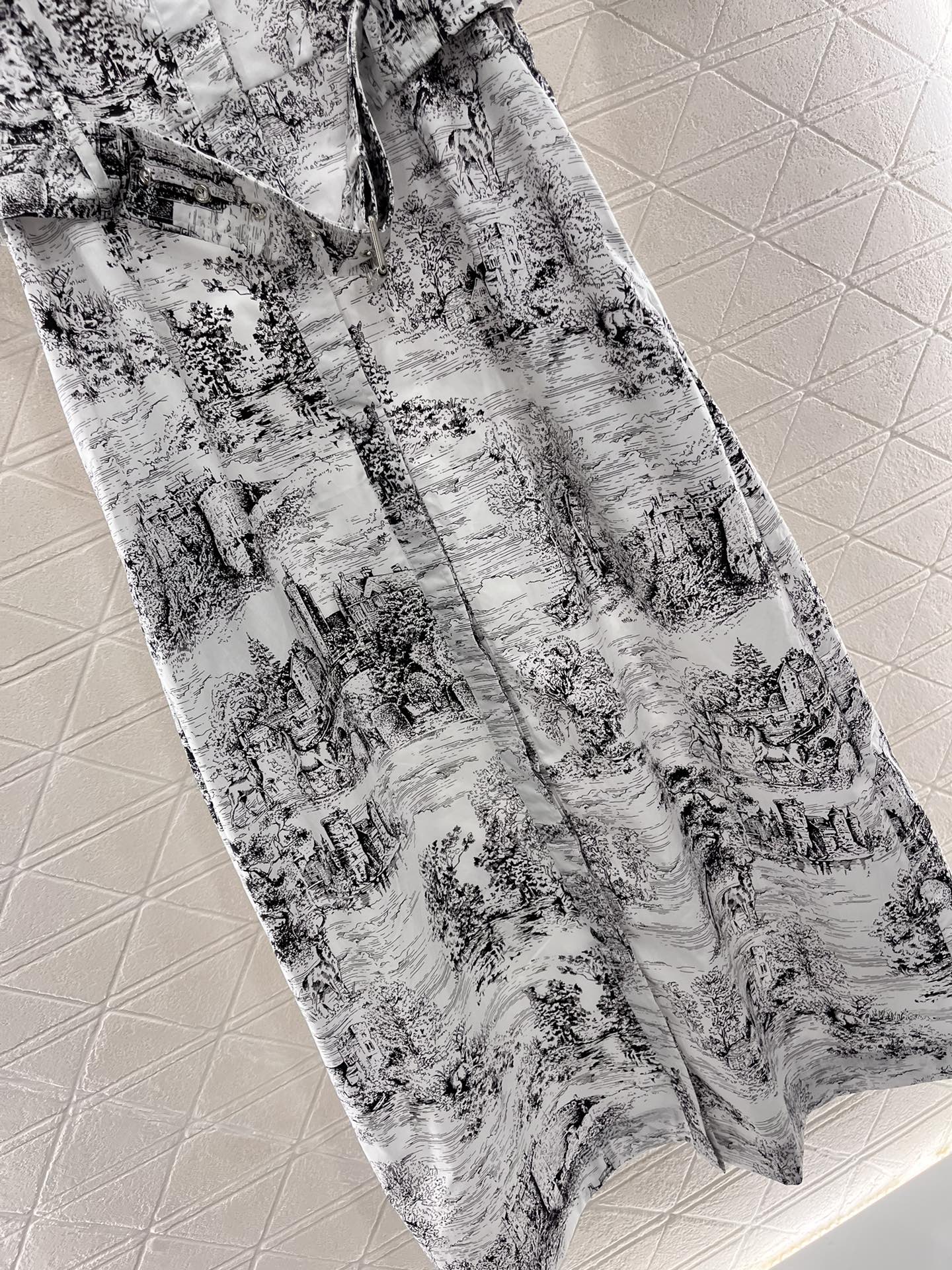 Bedrucktes Hemdblusenkleid