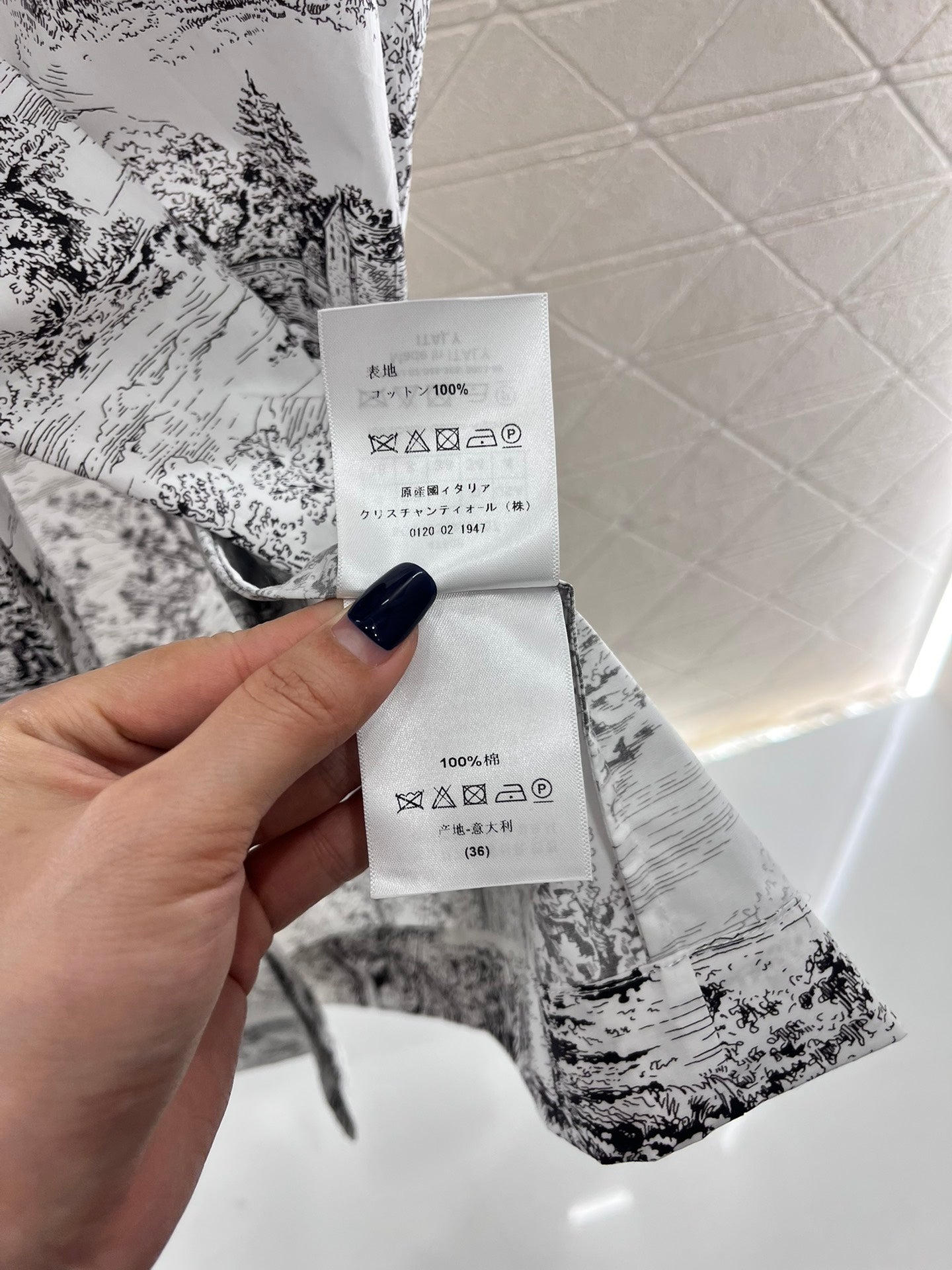 Bedrucktes Hemdblusenkleid