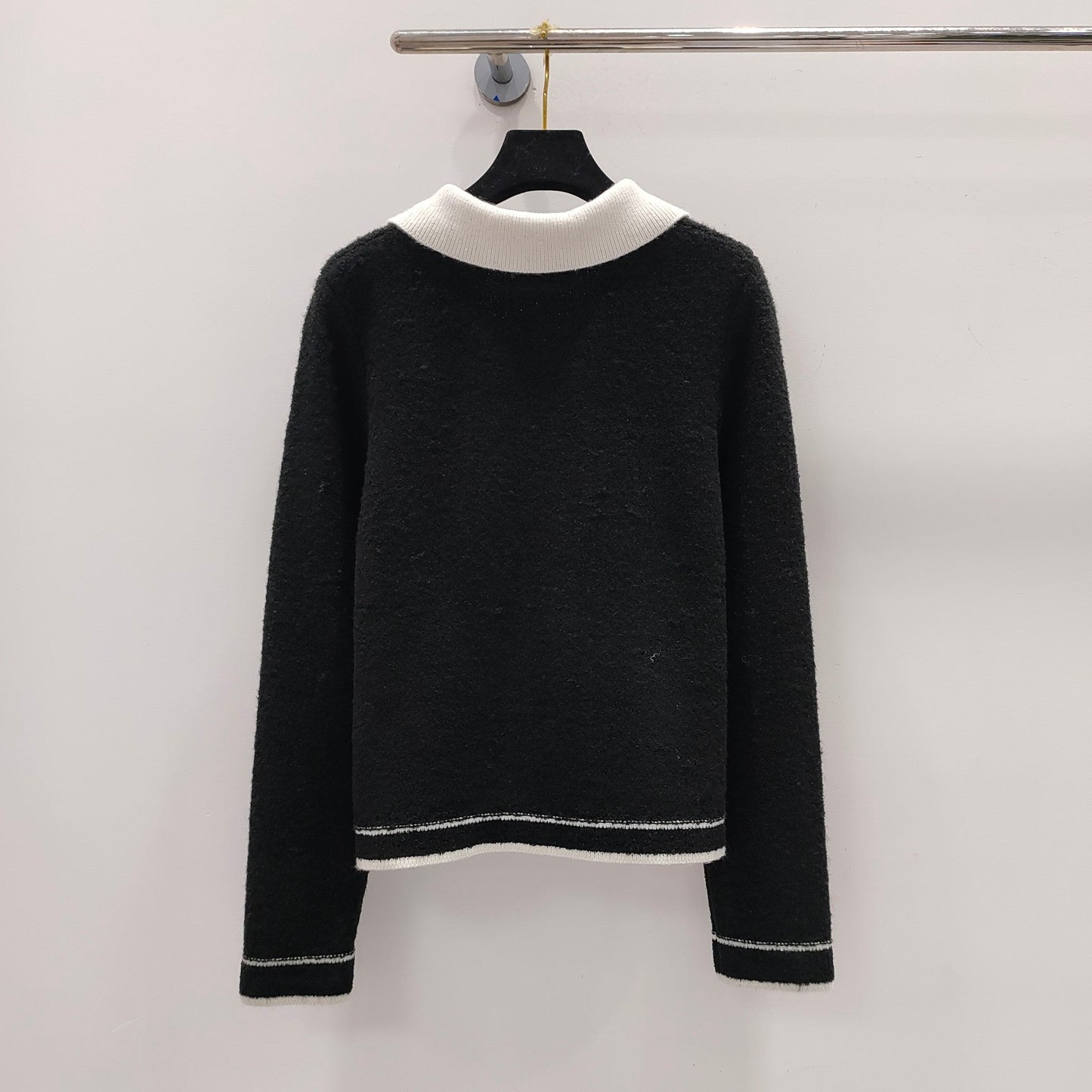 Lange Ärmel mit Logo-Cardigan