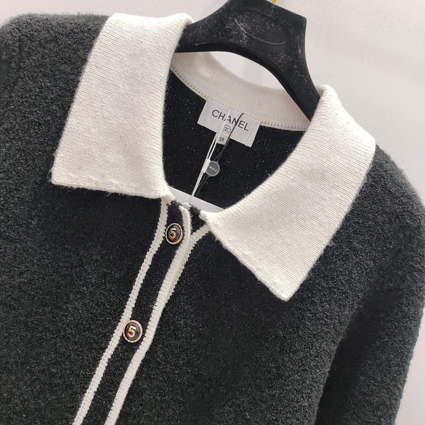 Lange Ärmel mit Logo-Cardigan