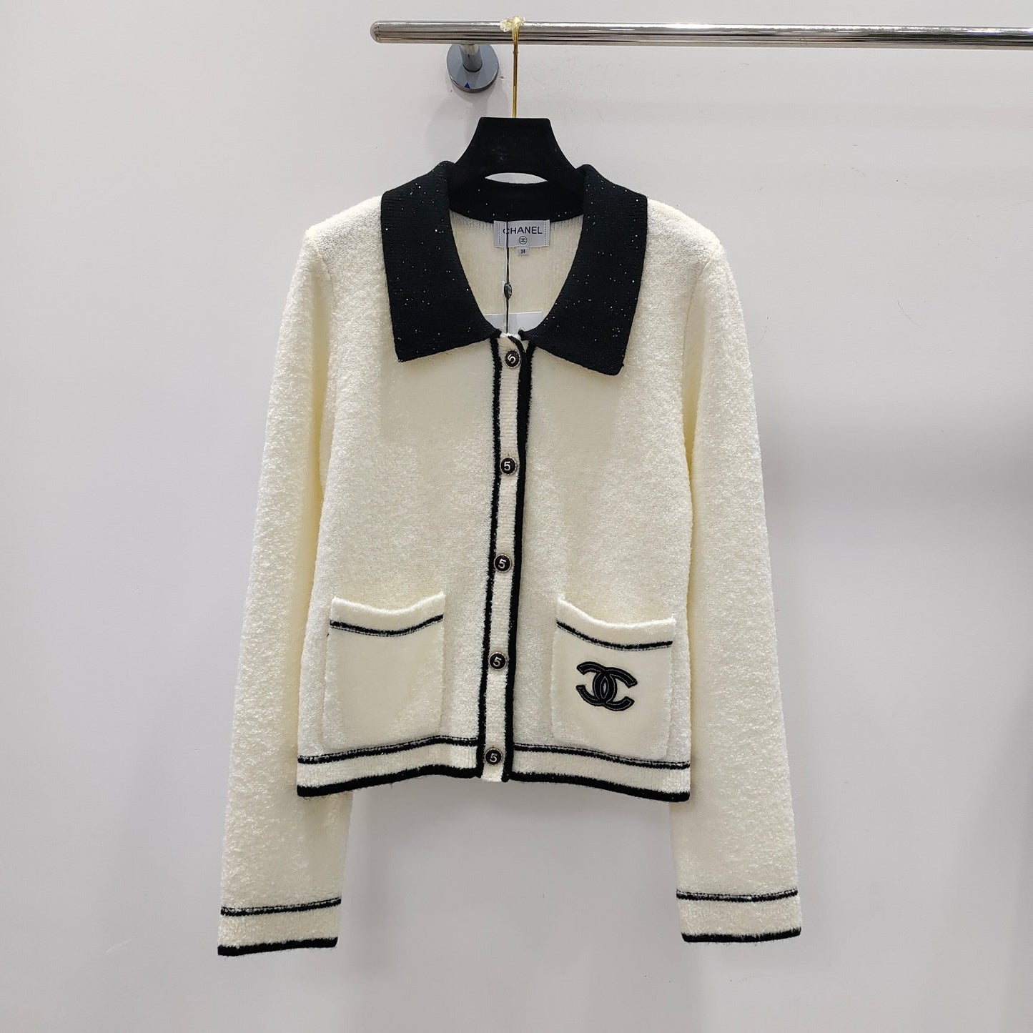 Lange Ärmel mit Logo-Cardigan