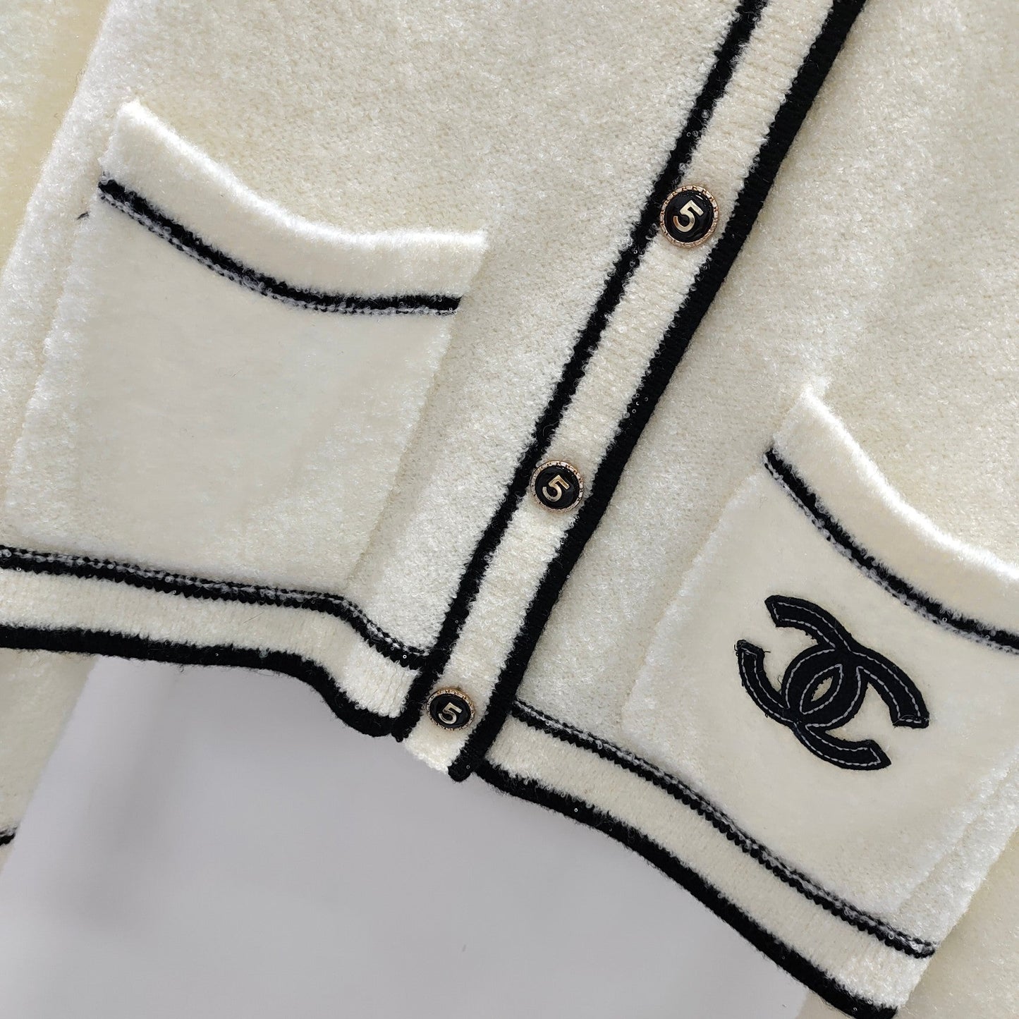 Lange Ärmel mit Logo-Cardigan