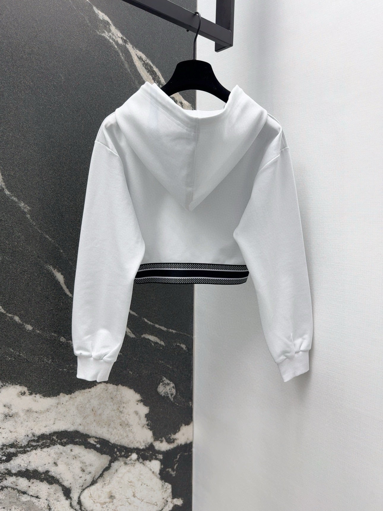 Bedruckter Anzug aus Space Cotton im Sportstil