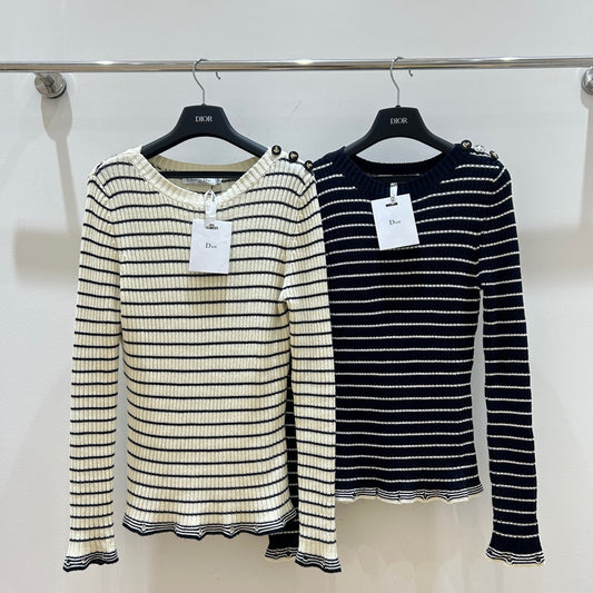 Gestreiftes Stricktop