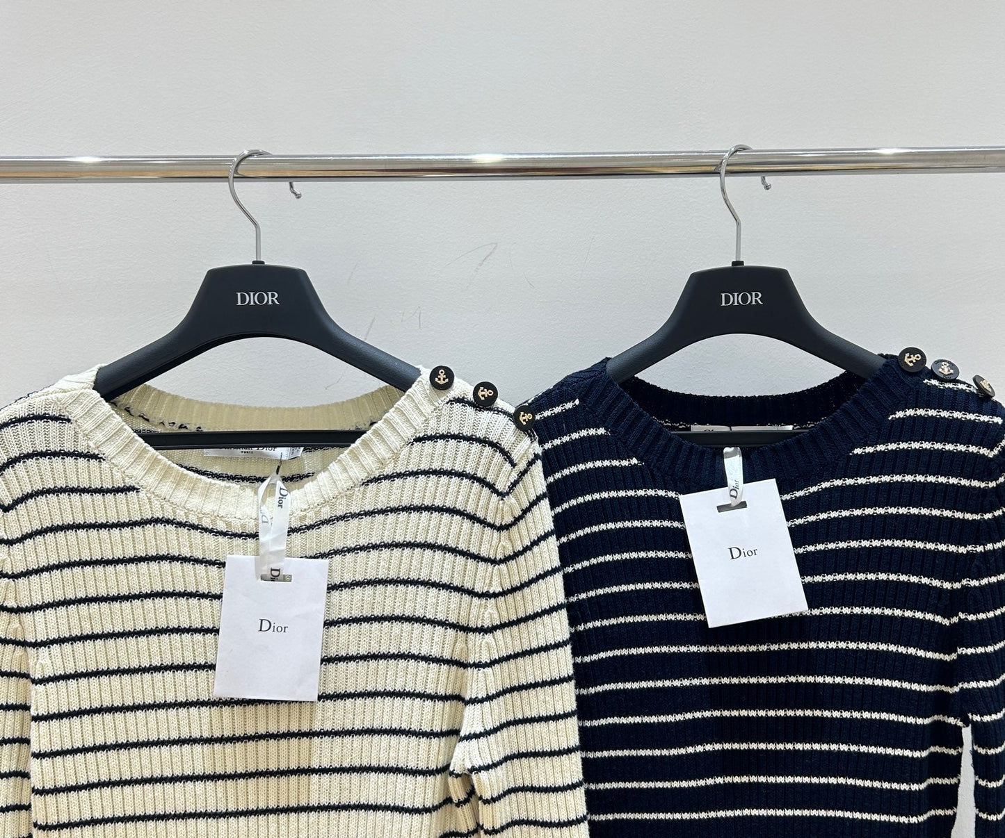 Haut en tricot rayé