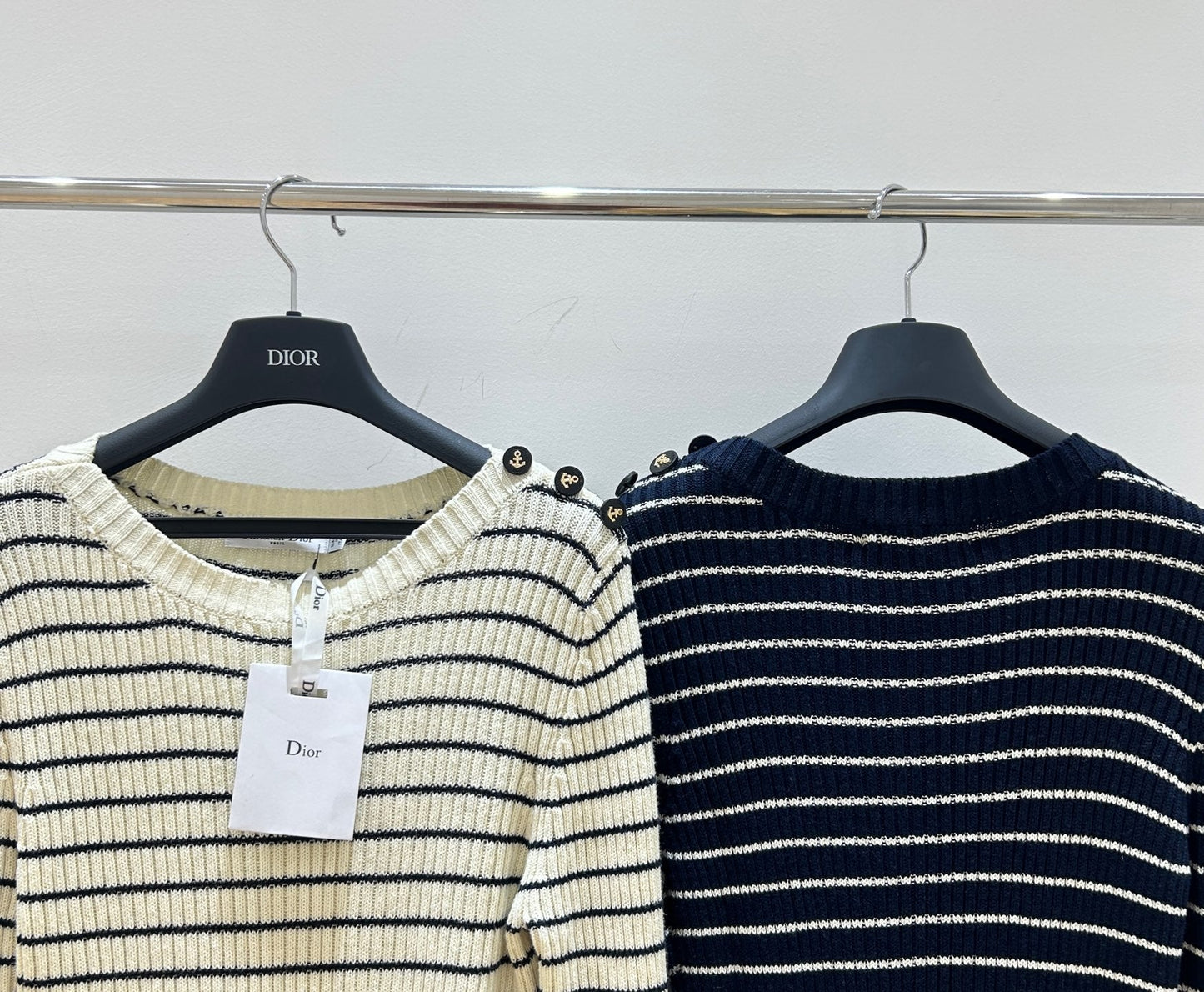 Haut en tricot rayé