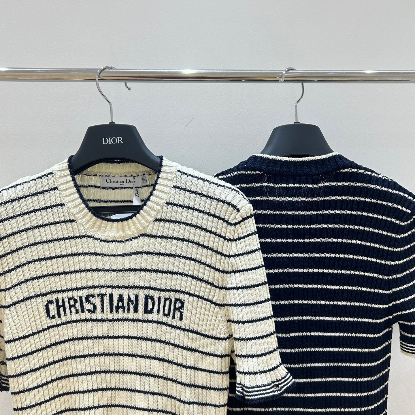 Kurzärmliges Stricktop