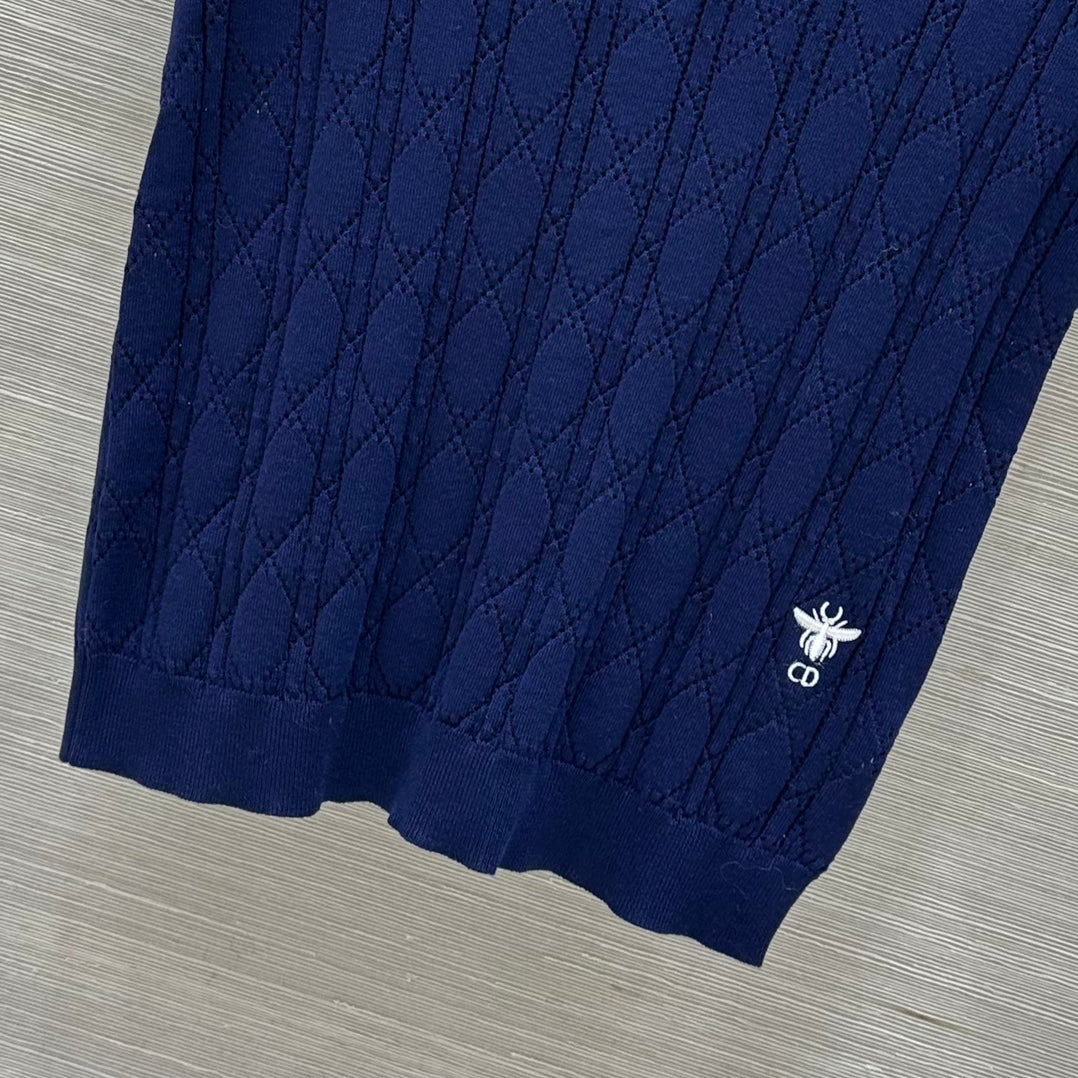 Haut polo creux à manches courtes de style célébrité