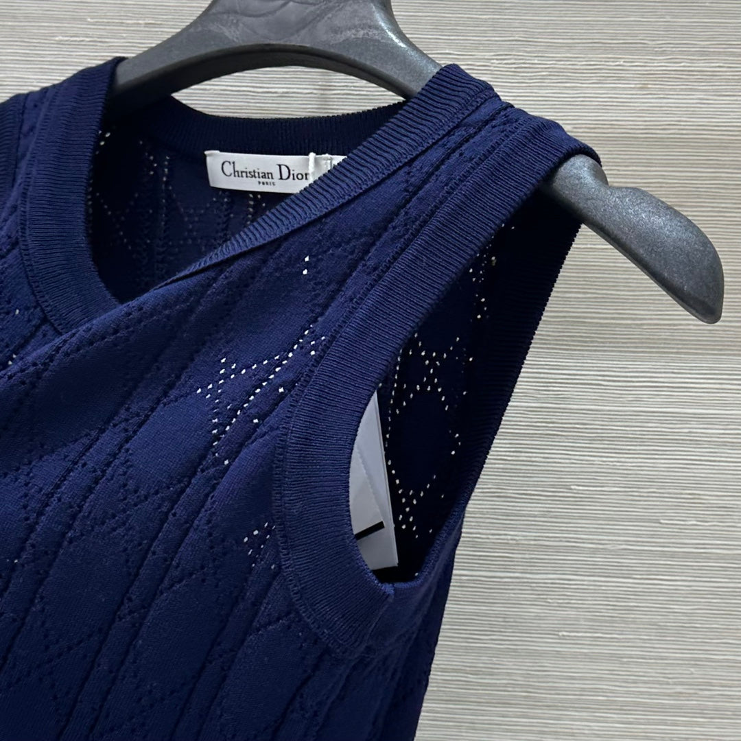 Gilet polo creux à manches courtes de style célébrité