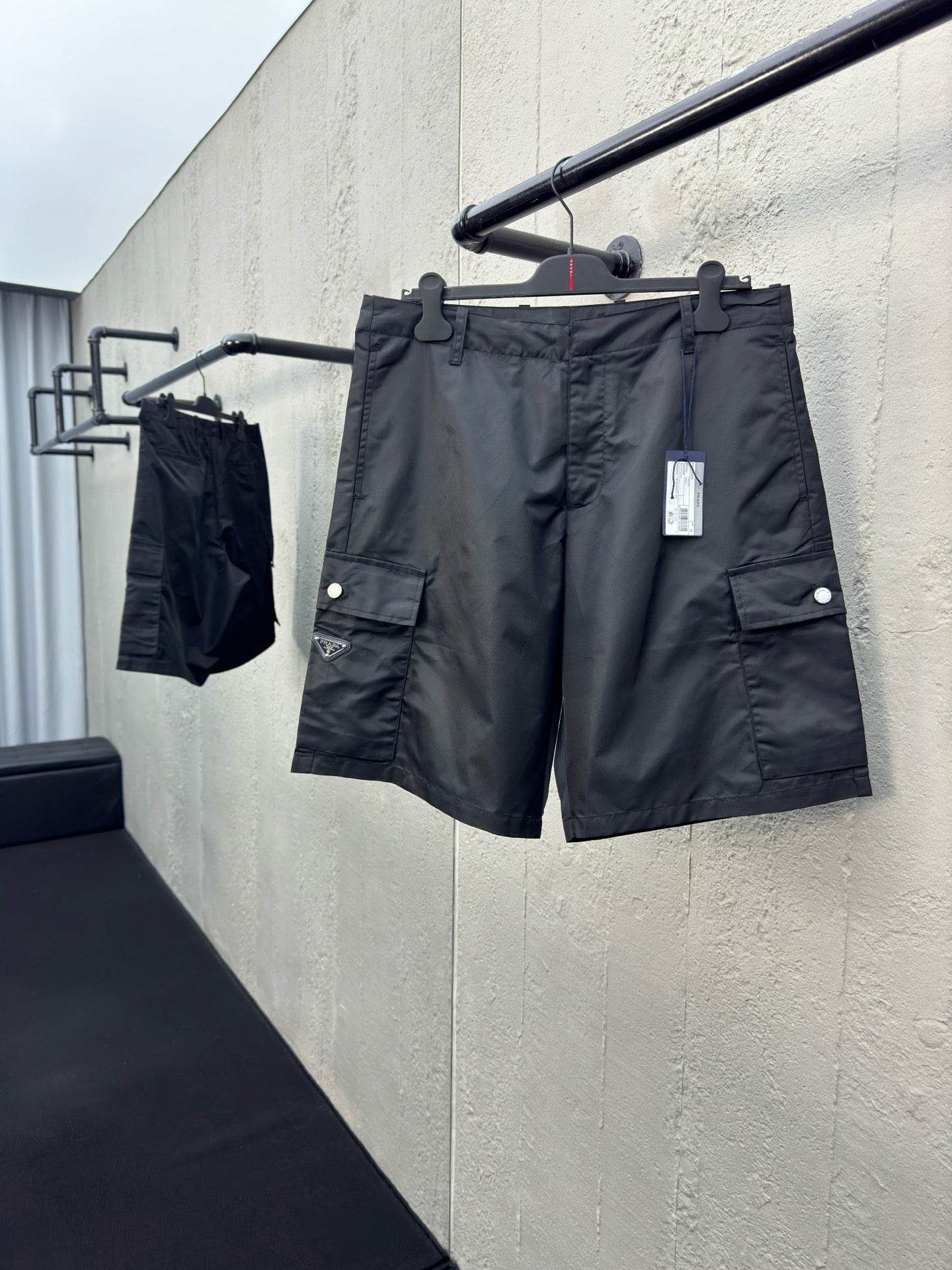 Shorts aus recyceltem Nylon