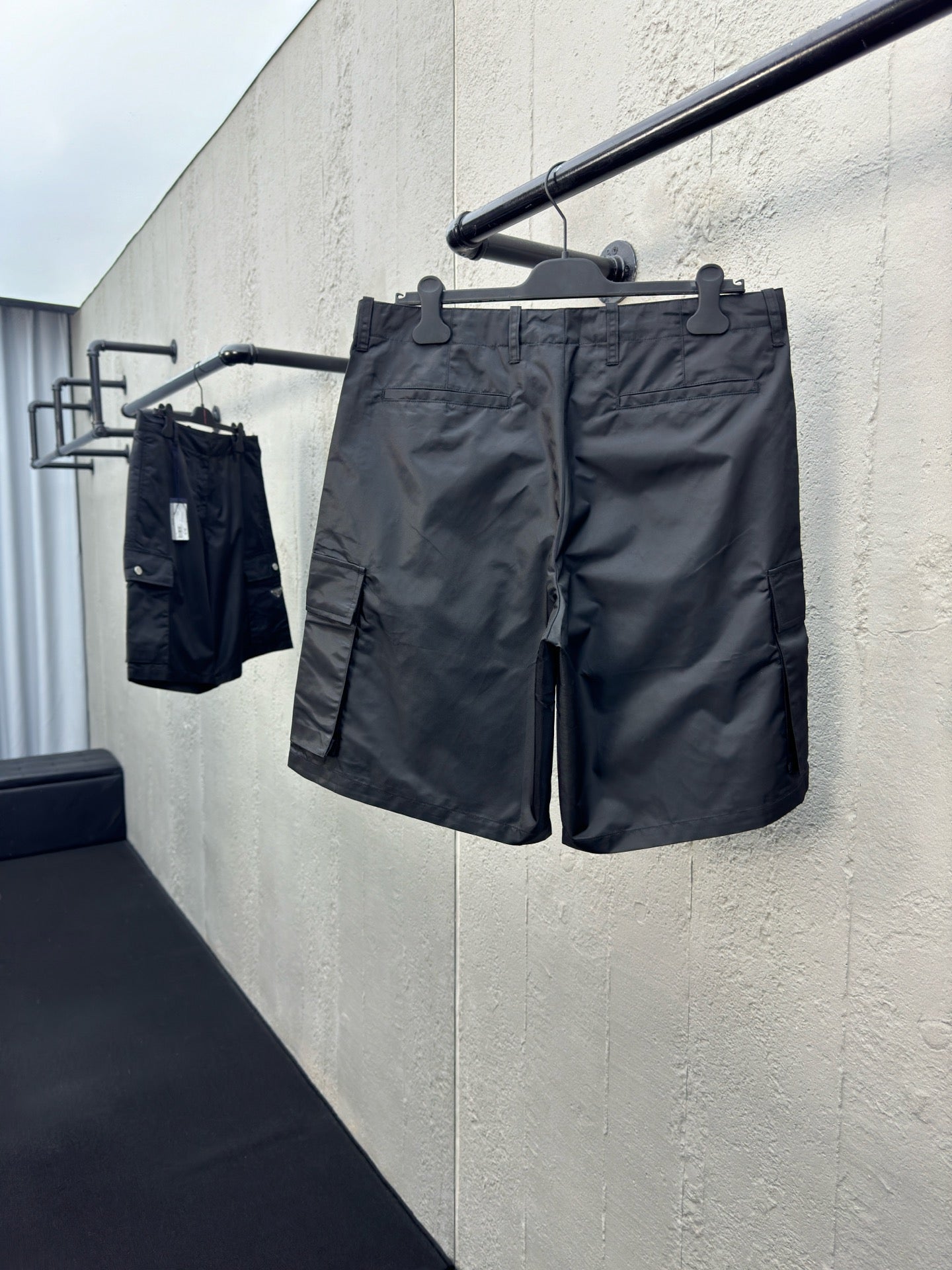 Shorts aus recyceltem Nylon