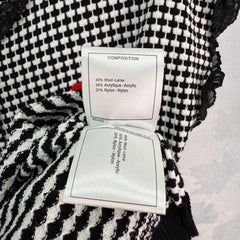 Houndstooth Short Sleeve Cardigan