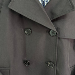 lapel belted trench coat