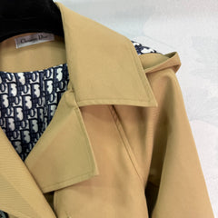 lapel belted trench coat