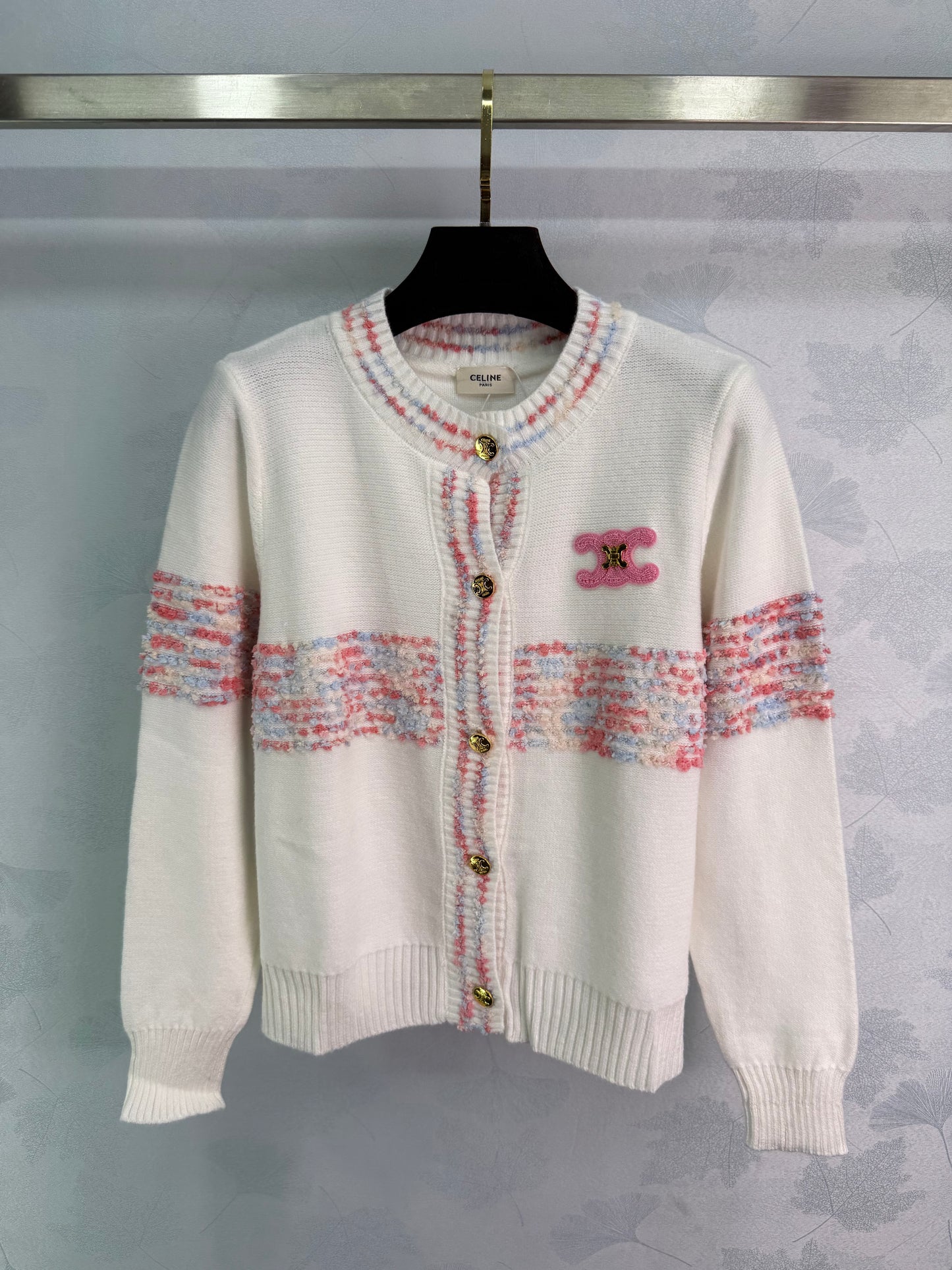 Cardigan en cachemire avec bouton cartable