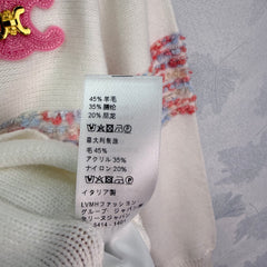 Arc de Triomphe knitted round neck long-sleeved cardigan