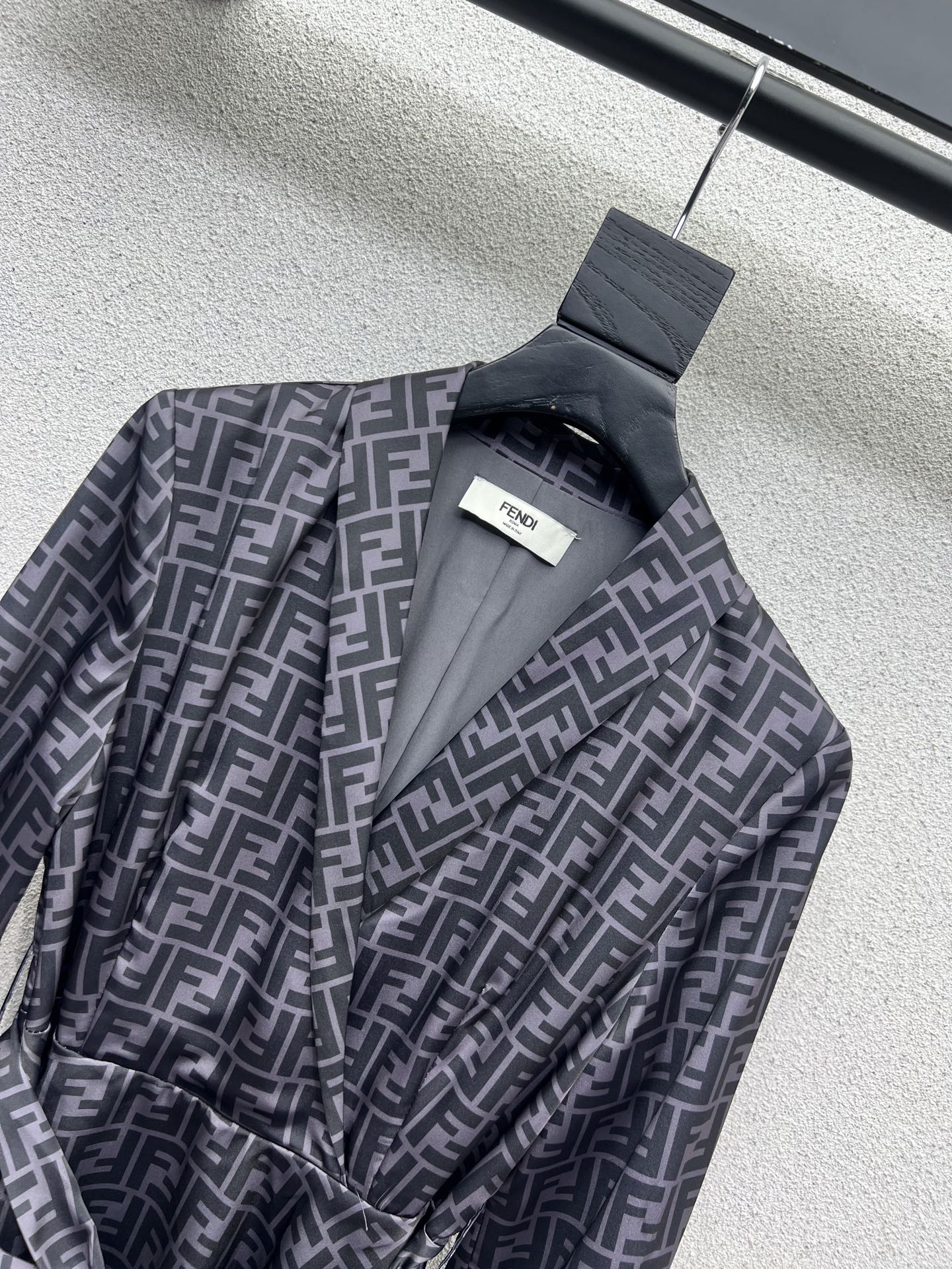 Monogram dress windbreaker