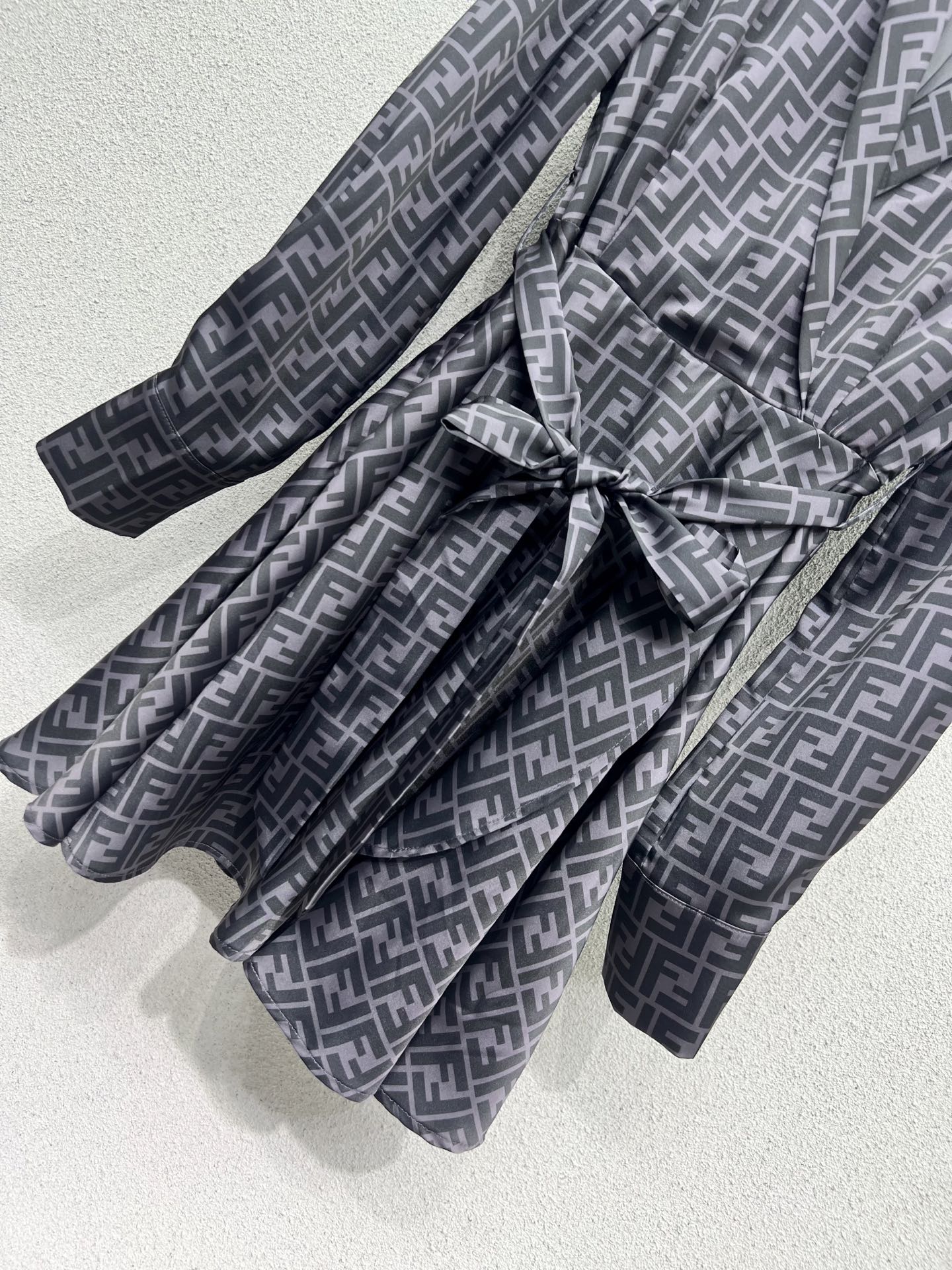 Monogram dress windbreaker