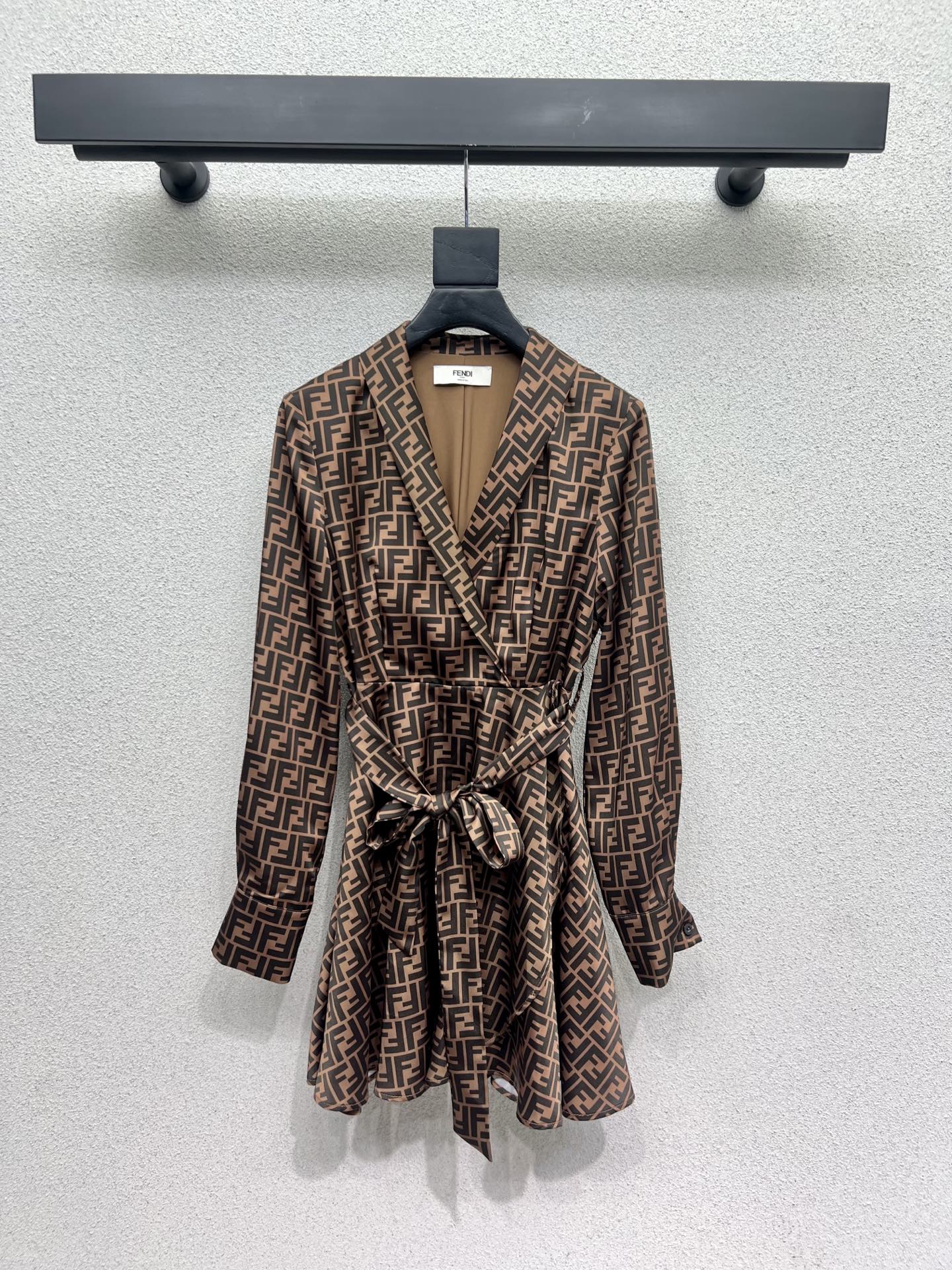 Monogram dress windbreaker