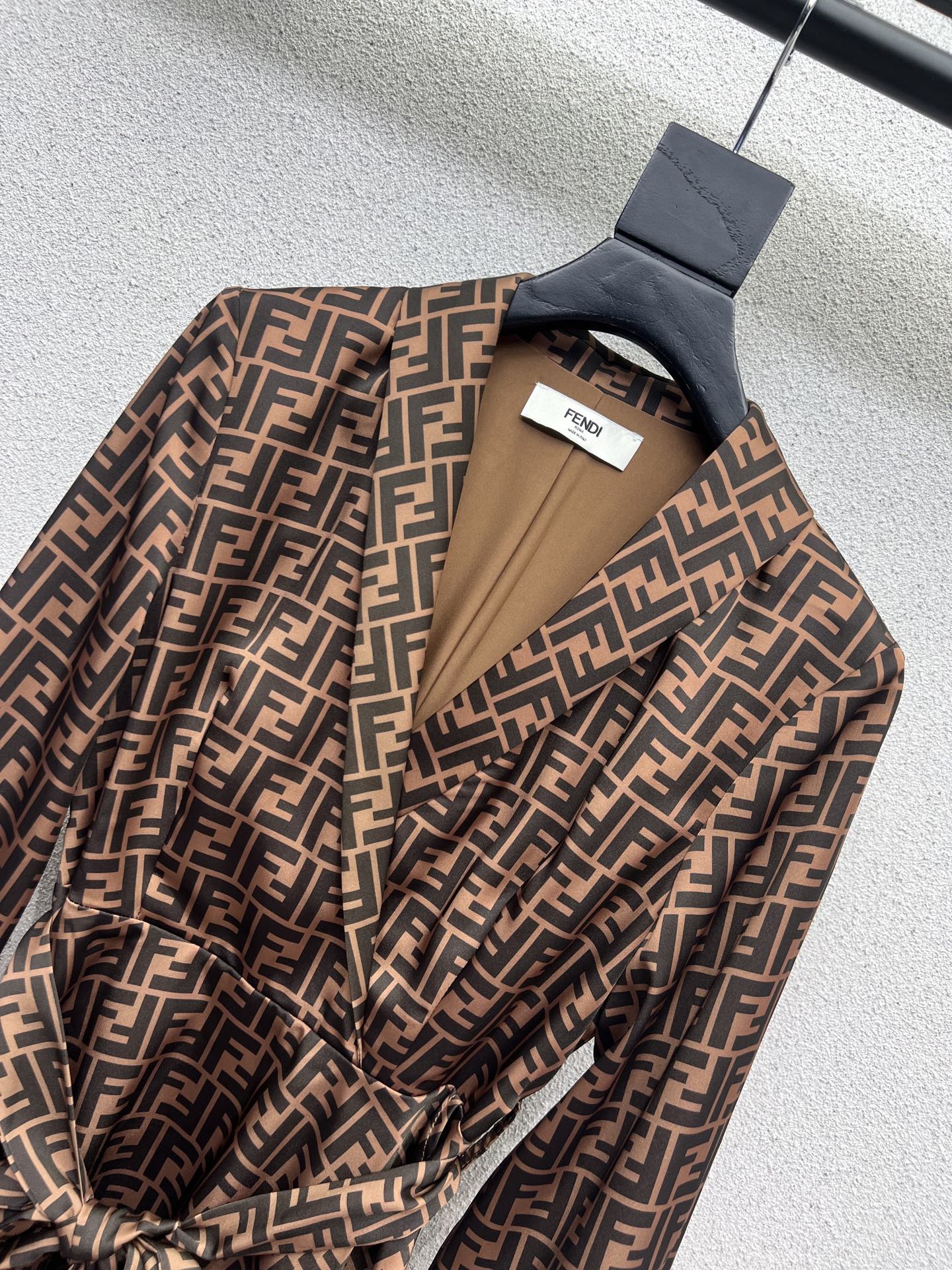 Monogram dress windbreaker