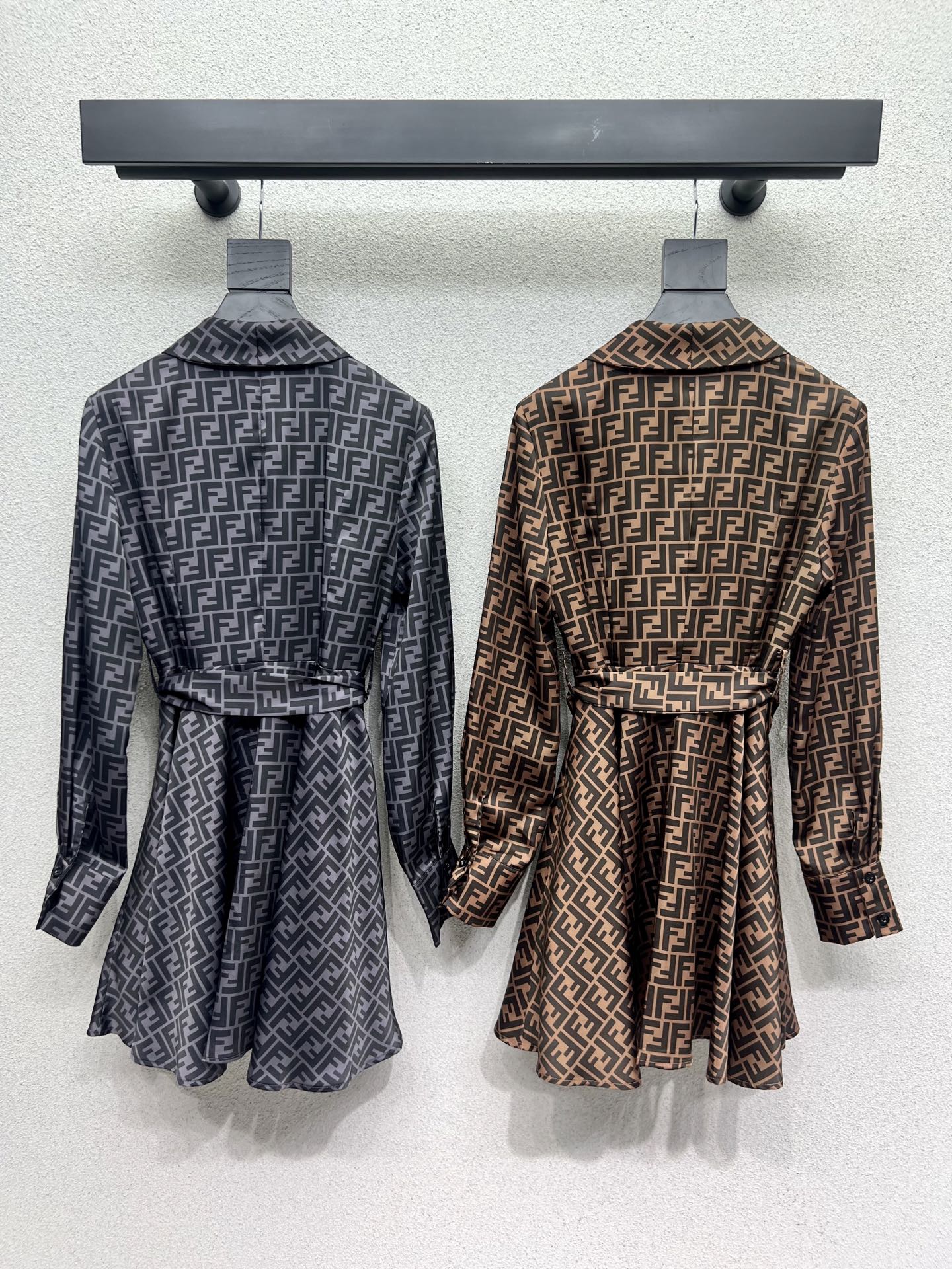 Monogram dress windbreaker