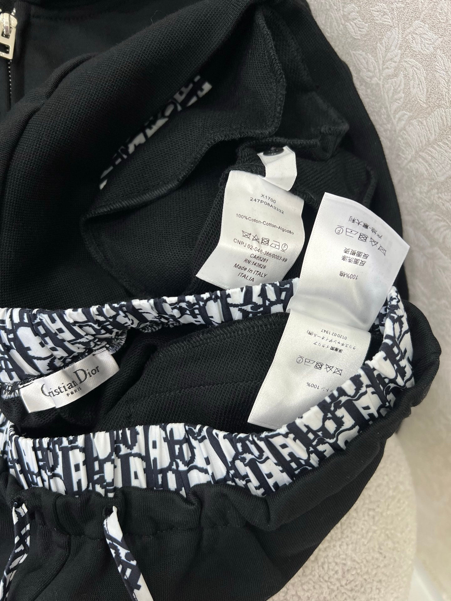 Set aus gewebter Jacke und Rock mit Karomuster