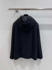 New model from the Handicraft Workshop series: woven four-pocket hooded nylon jacket